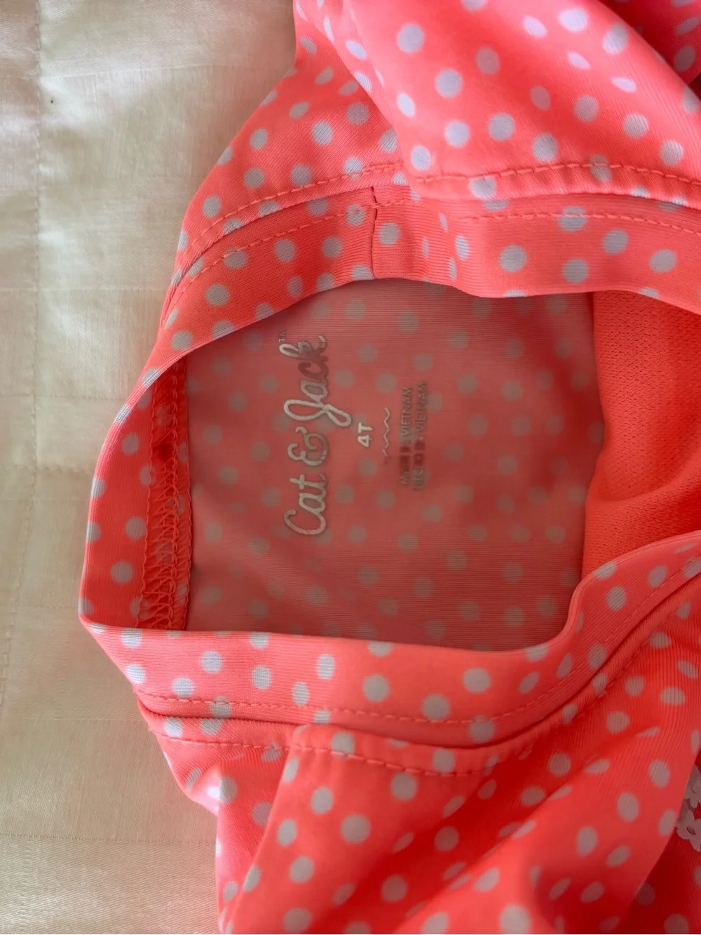 Girls 4T Swim bathing suit Flamingo Striped Stars Rash Guard Carter's cat & jack
